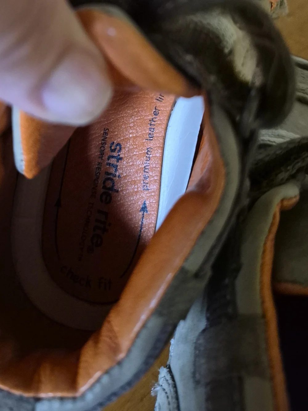 Stride Rite Brown and Orange Kids Lace-Style Boots